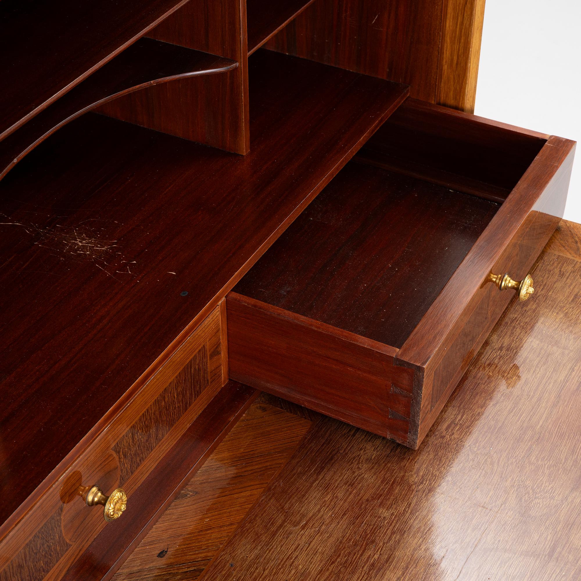 Writing desk, Gustavian style, mid-20th century.