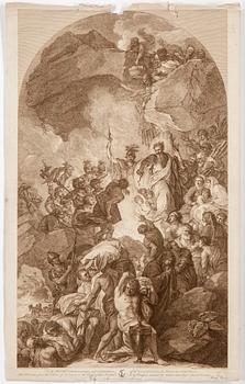 PARTI, GRAFIK, 26 st, äldre gravyrer 1700/1800-tal, bla. Francesco Bartolozzi.
