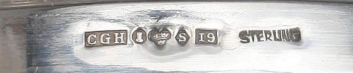 LJUSSTAKAR, 5 st, sterling silver, C.G. Hallberg 1932-1937.