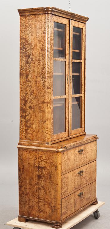 BOKSKÅP, nyrokoko, 1800-talets andra hälft.