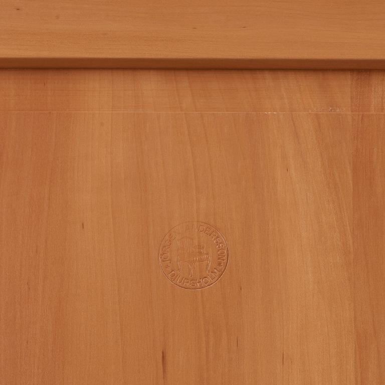Carl-Axel Acking, A Carl-Axel Acking pear wood Swedish Modern cabinet, executed by carpentry Jörgen Andersson, Djursholm Stockholm 1943.