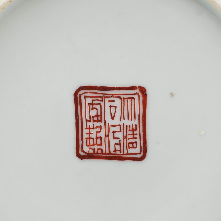 FAT, 2 par, porslin, Kina, 1800-/1900-tal.