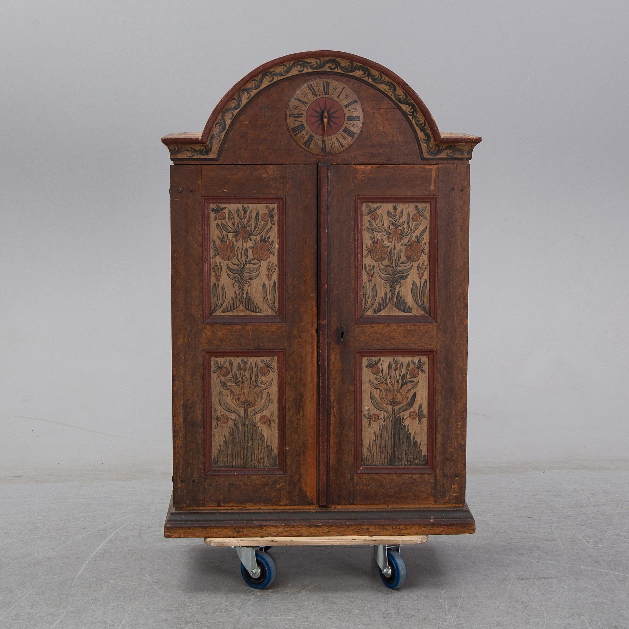 Skåp, allmoge, 1800-tal.