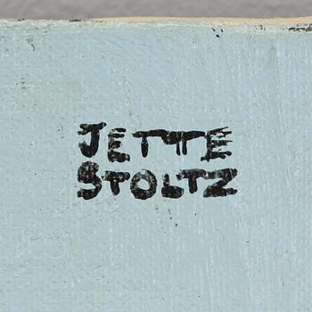 JETTE STOLTZ, olja på duk, signerad, daterad 1981-82 á tergo.