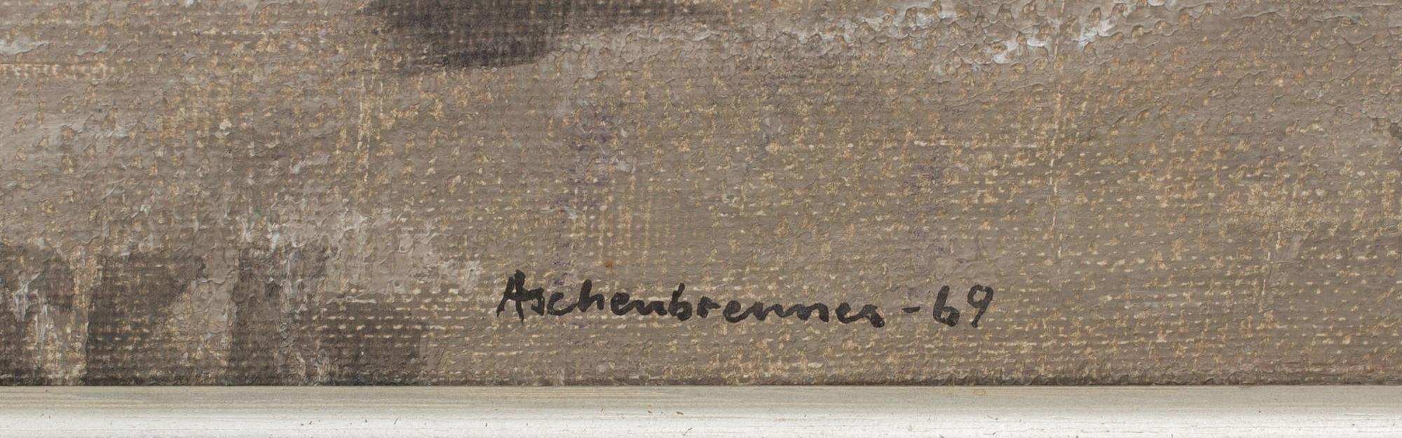 LENNART ASCHENBRENNER, olja på duk, signerad och daterad -69.