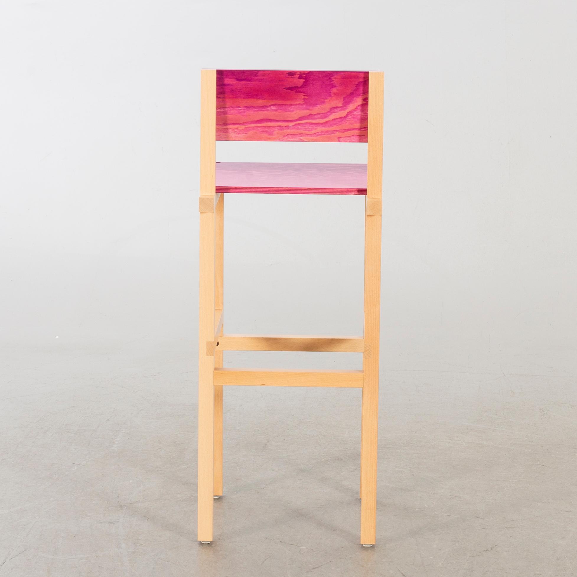 FREDRIK PAULSEN, "Röhsska"Designbaren,bar stool, Blå Station 2020, Bar stool 11/18.