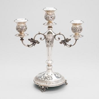 Kandelaber, sterlingsilver, Grekland 1900-talets mitt.