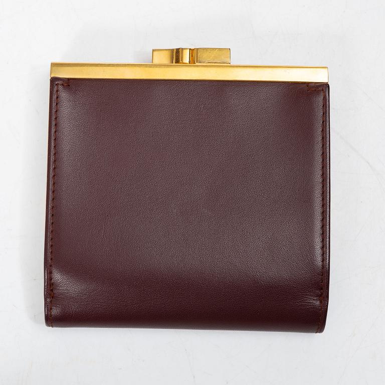 Cartier, Vintage bag and wallet.