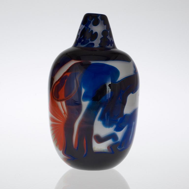 A Klas-Göran Tinbäck 'Graal' glass vase, 1999.