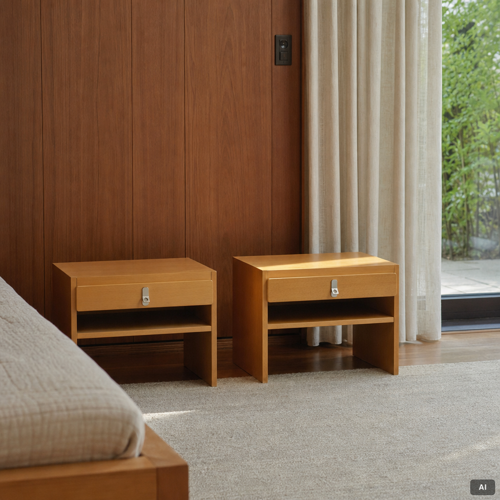 Antonio Gioia, sängbord, ett par, "Avanti", DUX, 1900-talets andra hälft.