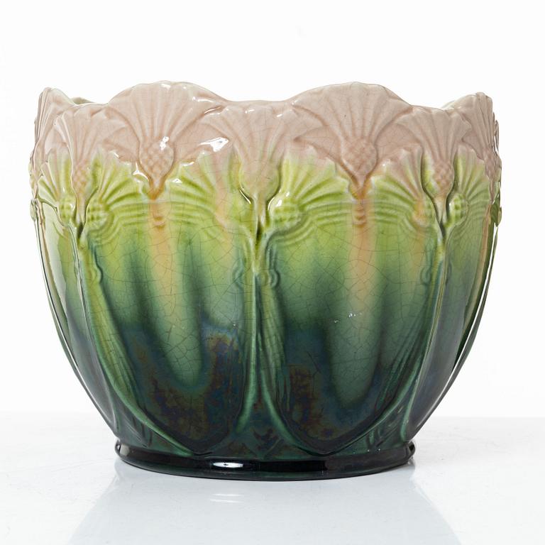 Ytterfoder, majolika, jugend, Rörstrand, tidigt 1900-tal.