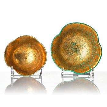 Wilhelm Kåge, outer casing, 2 pieces and bowls, 3 pieces, stoneware, Gustavsberg, most dated 1927-29.