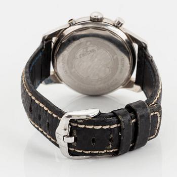 Enicar, Sherpa Graph, chronograph, "Mark 1a", “Gladius hands”, “Tachymetre Base 1000”, "Stirling Moss".