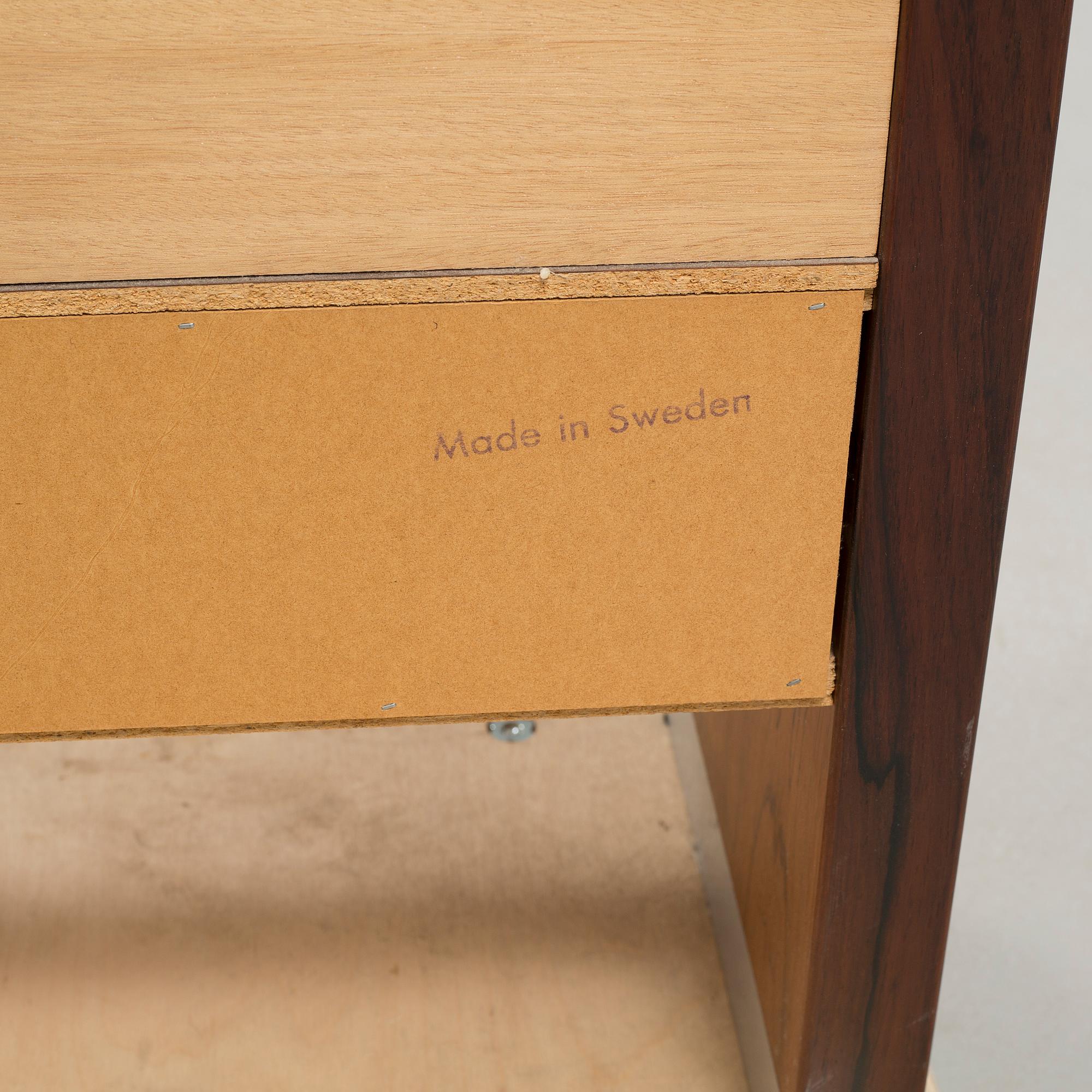 A 1960/70s hall bureau with mirror from Sweden.