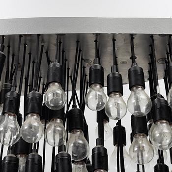 Bengt Fröderberg, (b. 1951), ceiling lamp, "Crocodile", own studio.