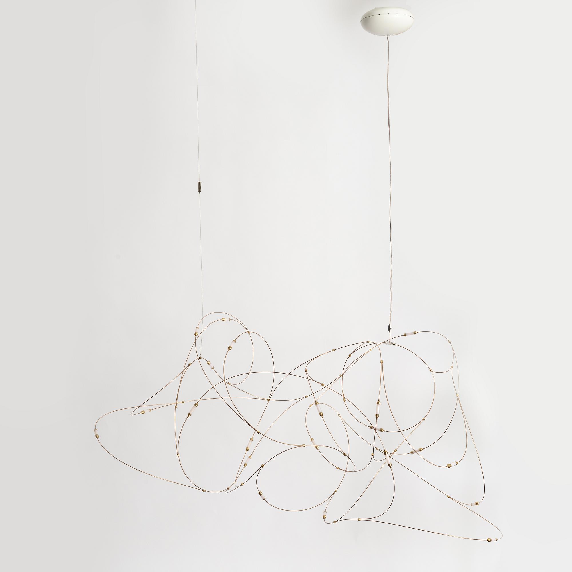 Studio Toer, "a Flock of Light 21" ceiling lamp, Moooi,