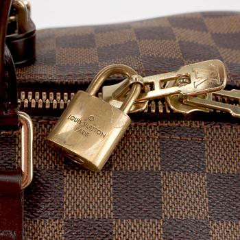 LOUIS VUITTON, a damier canvas weekend bag, "Keepall 50".