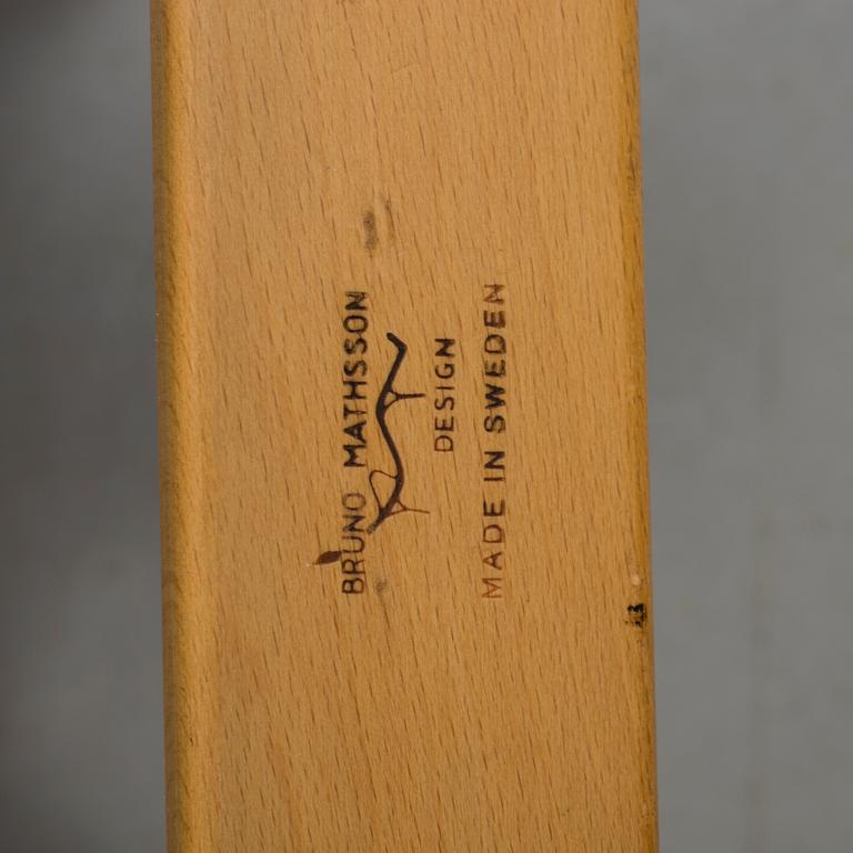 FÅTÖLJ, "Eva", Bruno Mathsson, Firma Karl Mathsson Värnamo 1966.