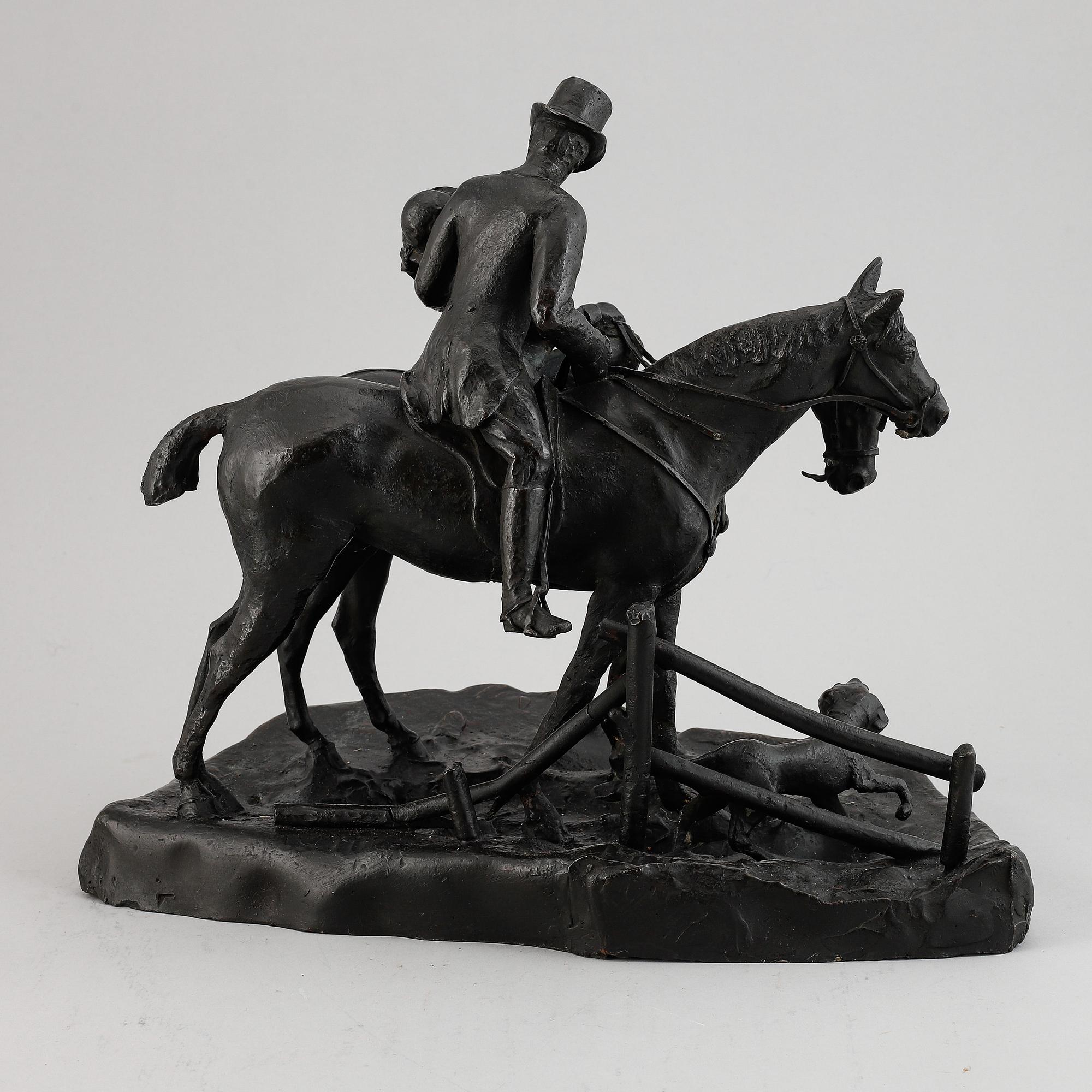 Unknown artist, sculpture, bronze.