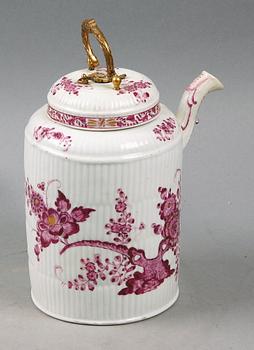 CHOKLADKANNA. Porslin. 1700-tal. Meissen.