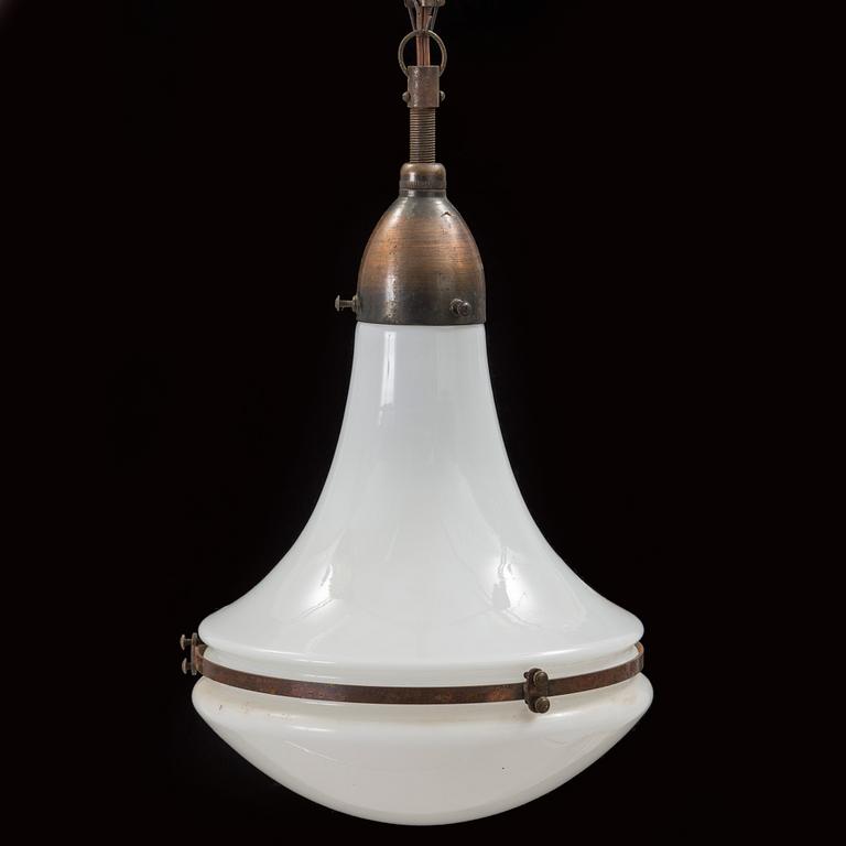 A PETER BEHRENS "LUZETTE" CEILING LAMP, AEG first half of 20th century.