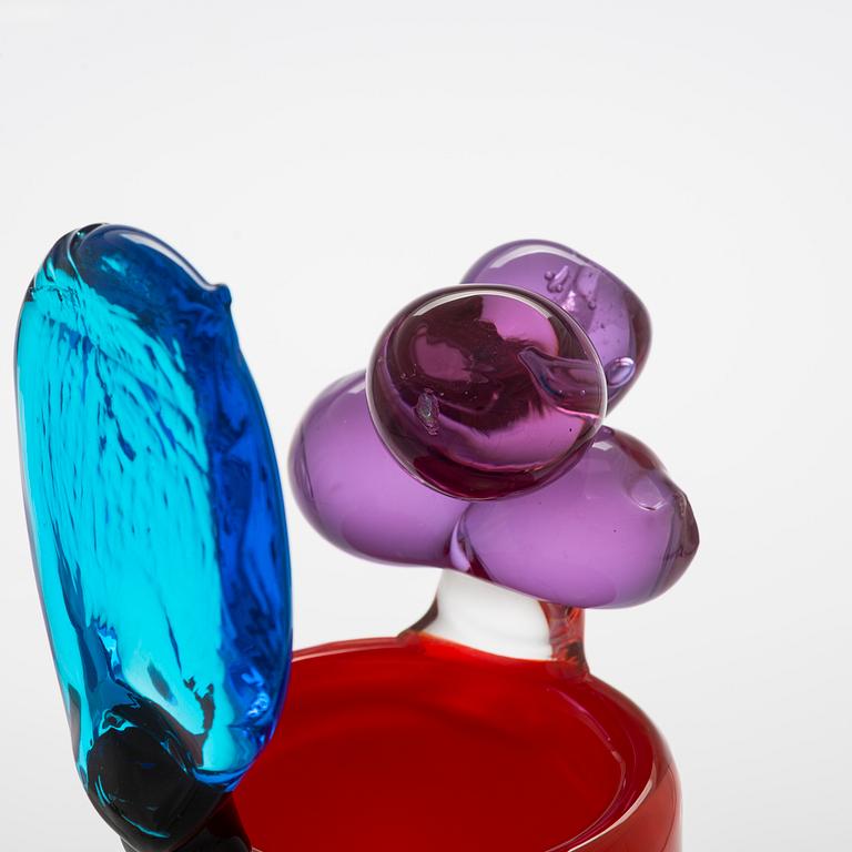 Oiva Toikka, A 'Pompom' vase, signed Oiva Toikka Nuutajärvi Notsjö.