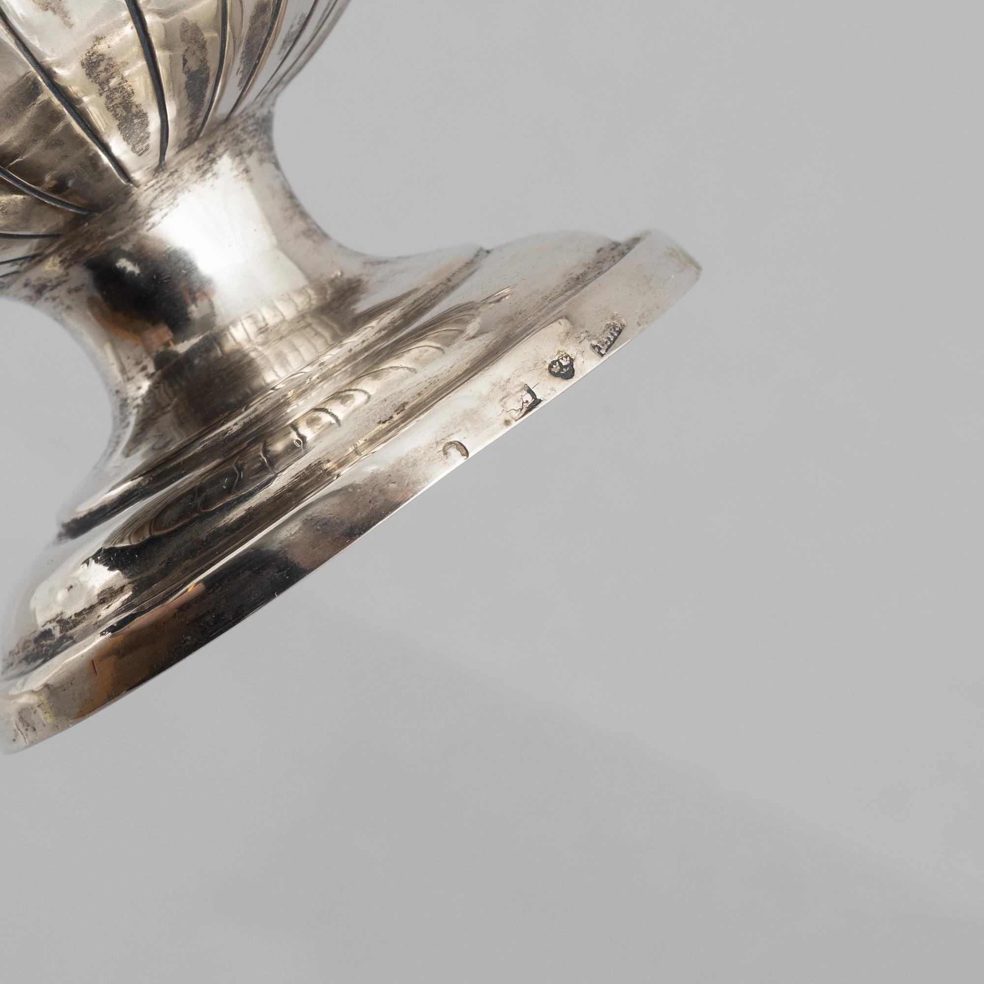 A Swedish silver Empire cream jug, mark of Carl Wilhelm Troselius, Stockholm (active 1825-1842).