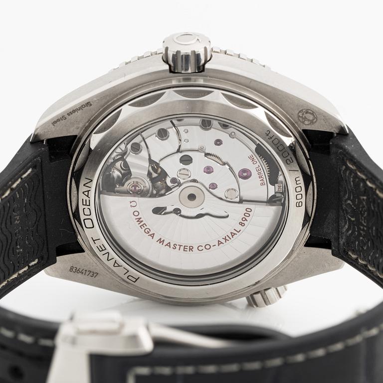 Omega, Seamaster, Planet Ocean 600M, Co-Axial, Chronometer, wristwatch, 43.5 mm.
