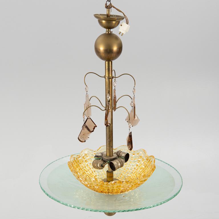 A Swedish Modern ceiling lamp, 1930's/40's.