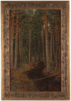 711. Otto Hesselbom, A forest creek.