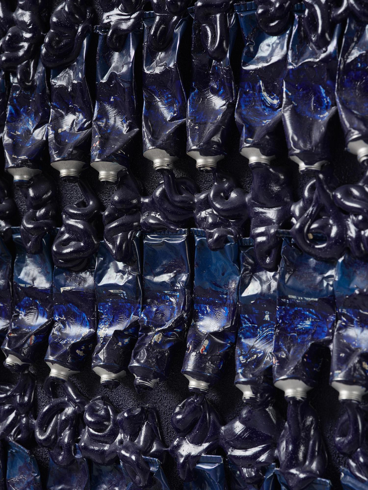 Arman (Armand Pierre Fernandez), "Monochrome Accumulation no. 3003".