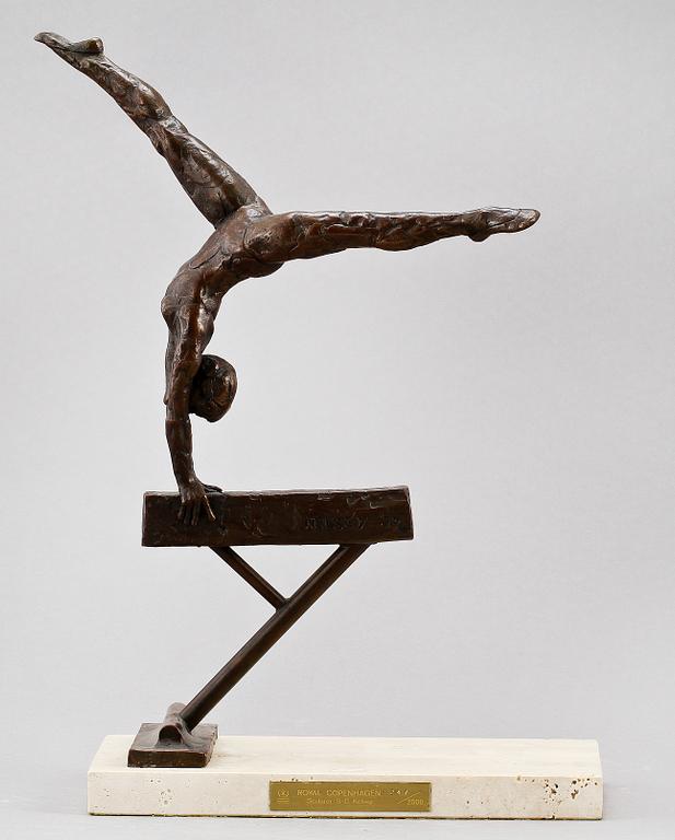 STERETT-GITTINGS KELSEY, skulptur, brons, Royal Copenhagen, sign Kelsey samt nr 247/2500.