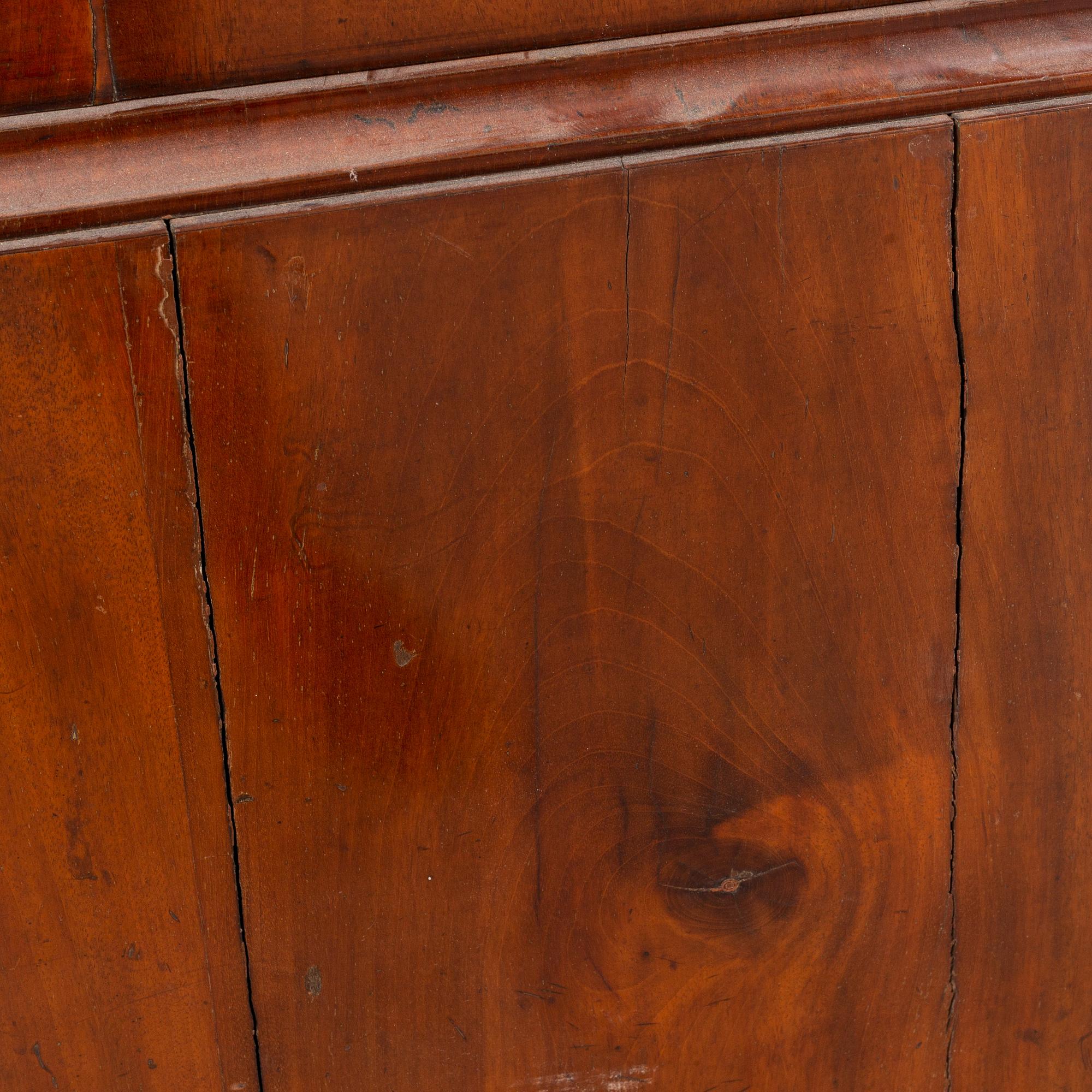 A late 18th Century Mahogany Grandfather Clock.