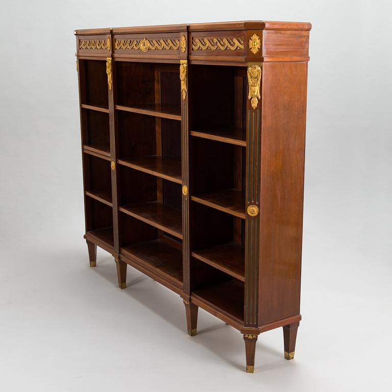 A 20th-century Louis XVI style bookcase.
