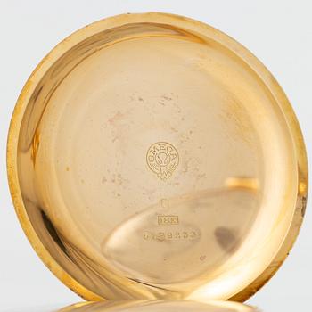 Omega, pocket watch, hunter, 53.5 mm.