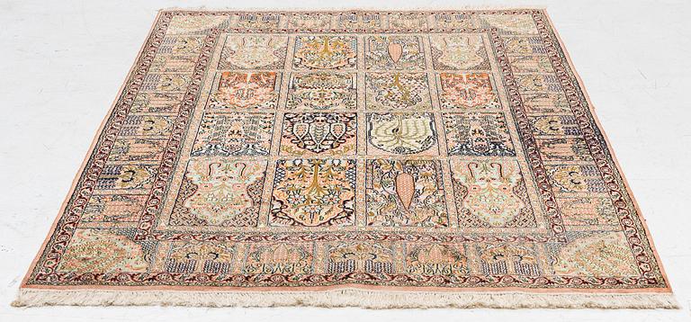 Rug, Kashmir, approx. 216 x 154 cm.