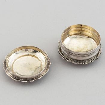 A swedish silver box, 1812.