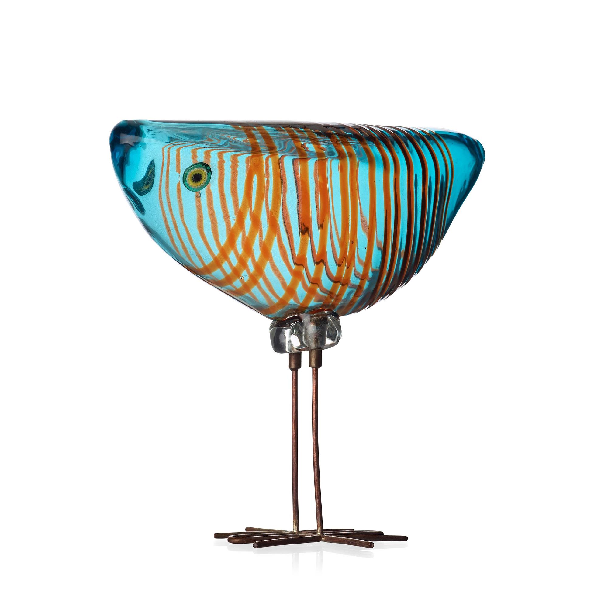 Alessandro Pianon, a 'Pulcino' glass bird, Vistosi, Italy 1960's.