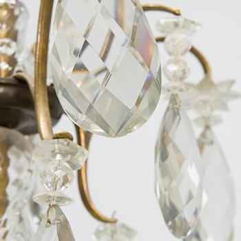 A Rococo style chandelier, first half of the 20th century.