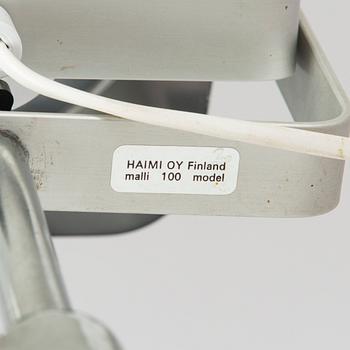 Yrjö Kukkapuro, lattiavalaisin, malli 100 G, Haimi, 1960-luku.