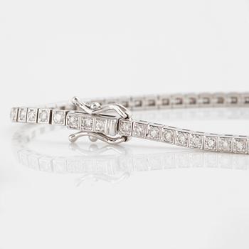 ARMBAND, med briljantslipade diamanter ca 2.00 ct.