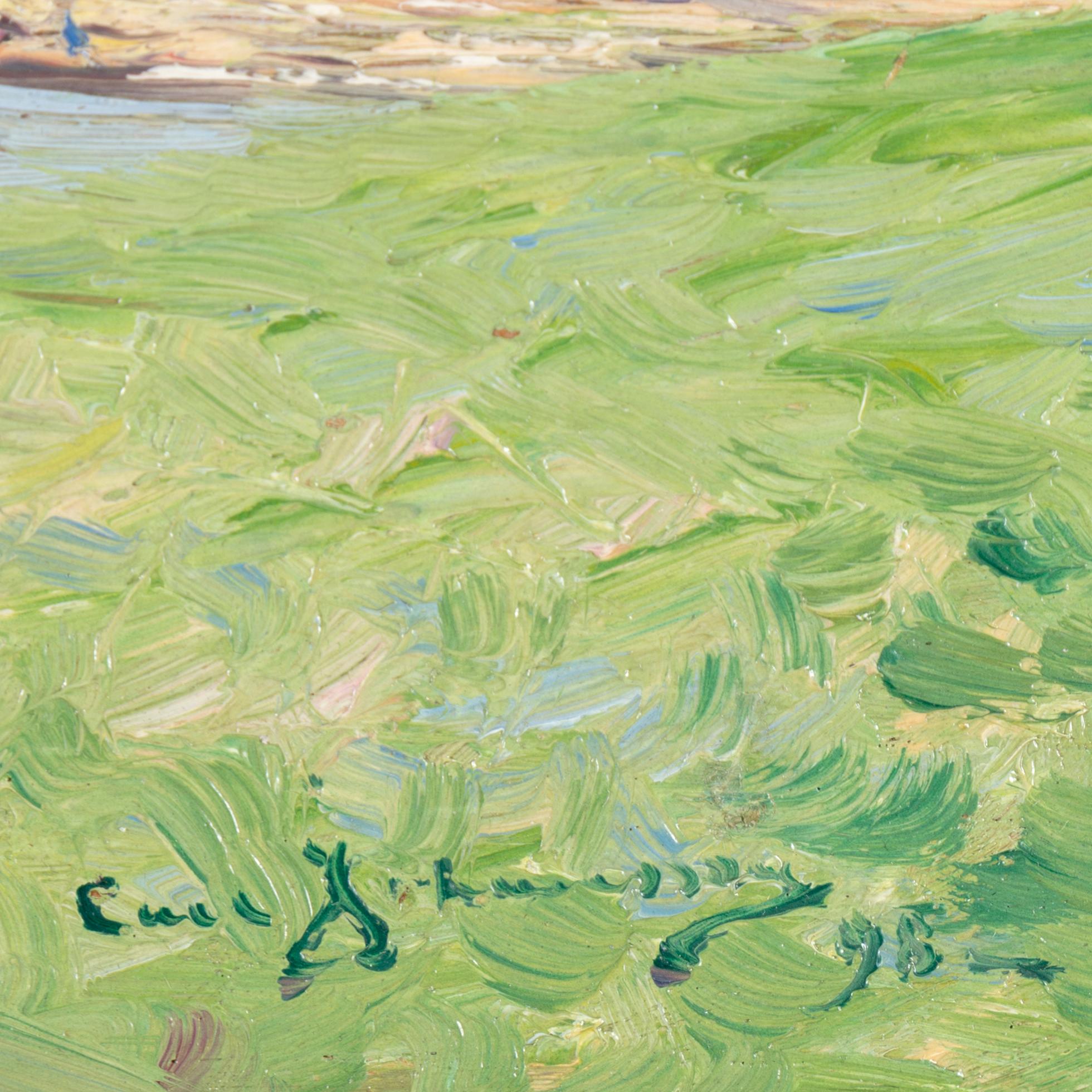 CARL JOHANSSON, oil on wooden panel, signed Carl Johansson and dated -98.