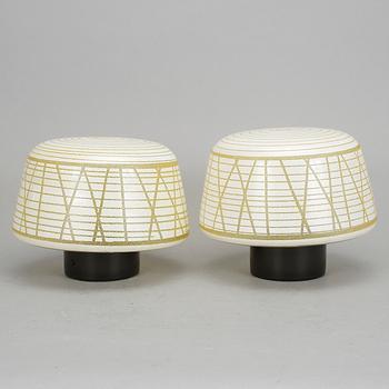 TAKLAMPOR, 5 stycken, Böhlmarks, 1950/60-tal.