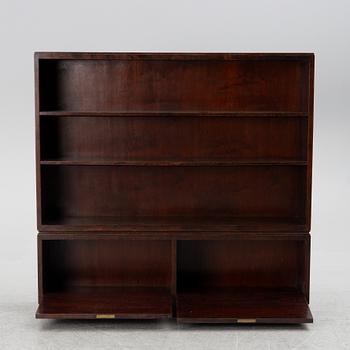 A bookcase with cabinet, 1930's.