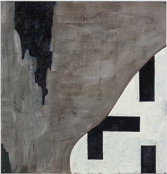 Fredrik Wretman, polyptyk 4 delar, olja på plåt, signerade och daterade -86 a tergo.