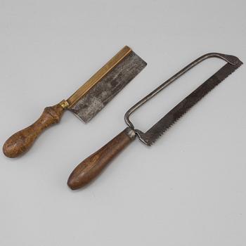 SÅGAR, 2 st, smide, 1800-tal.