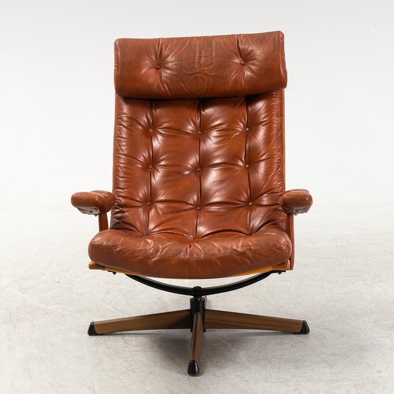 Fåtölj, Göte Möbler, Nässjö, 1970-tal.