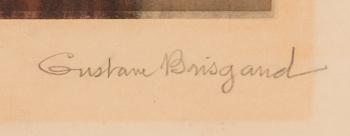 GUSTAVE BRISGAND, lithograph, signed and numbered 76/200.