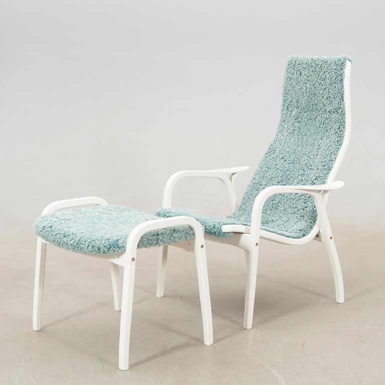 Yngve Ekström, armchair with footstool "Lamino" for Swedese 2009.