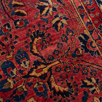 A semi-antique, so called, American Sarouk carpet, west Persia, ca 357 x 264 cm.